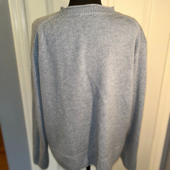Quince Cashmere Crewneck, Ladies' Large, Light Blue - Picture 4 of 7